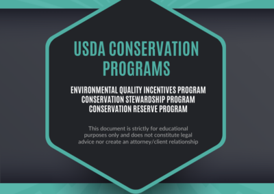 USDA Conservation Programs