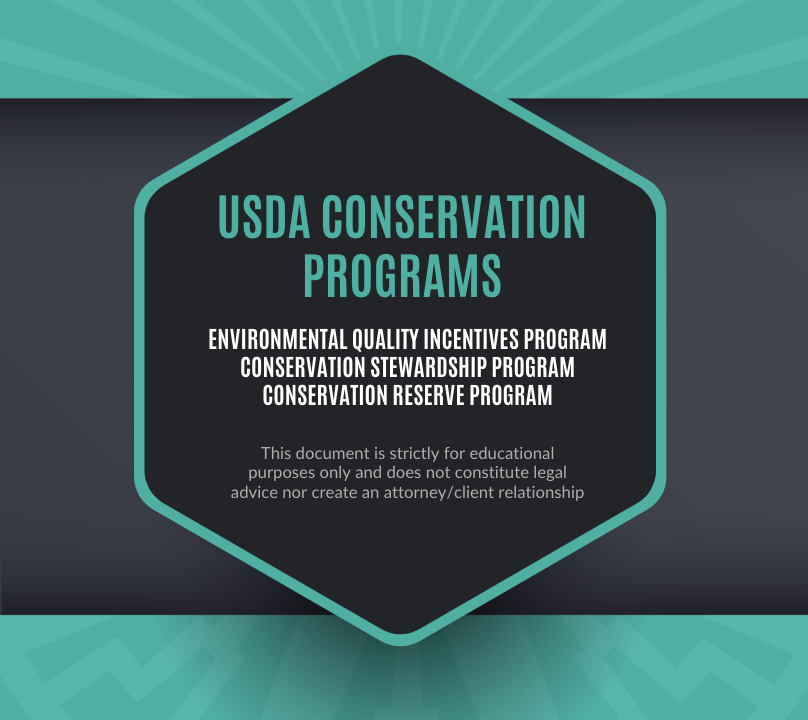 USDA Conservation Programs
