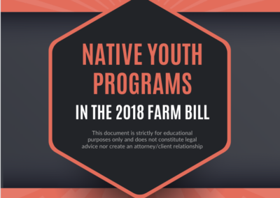 Native Youth Programs in the 2018 Farm Bill