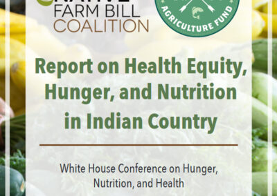 Report on Indian Country Health, Hunger, and Nutrition