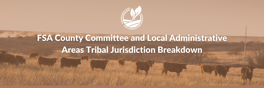 FSA County Committee and Local Administrative Areas – Tribal Jurisdiction Breakdown
